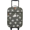 LET83700 Valise a roulettes - enfants - avions kaki