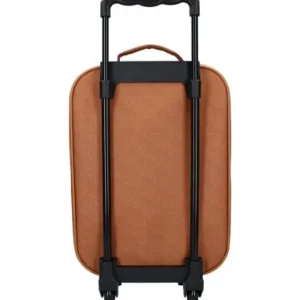 LET83700 Valise a  roulettes - enfants -ours capuccino