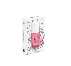 LET83700 Vernis enfant base eau - Kitty  (rose bonbon pailletttes)