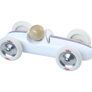 LET83700 Voiture Grand Prix Vintage - MM blanc